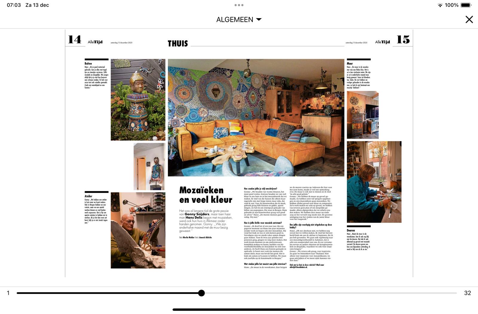 Artikel Noord Hollands Dagblad